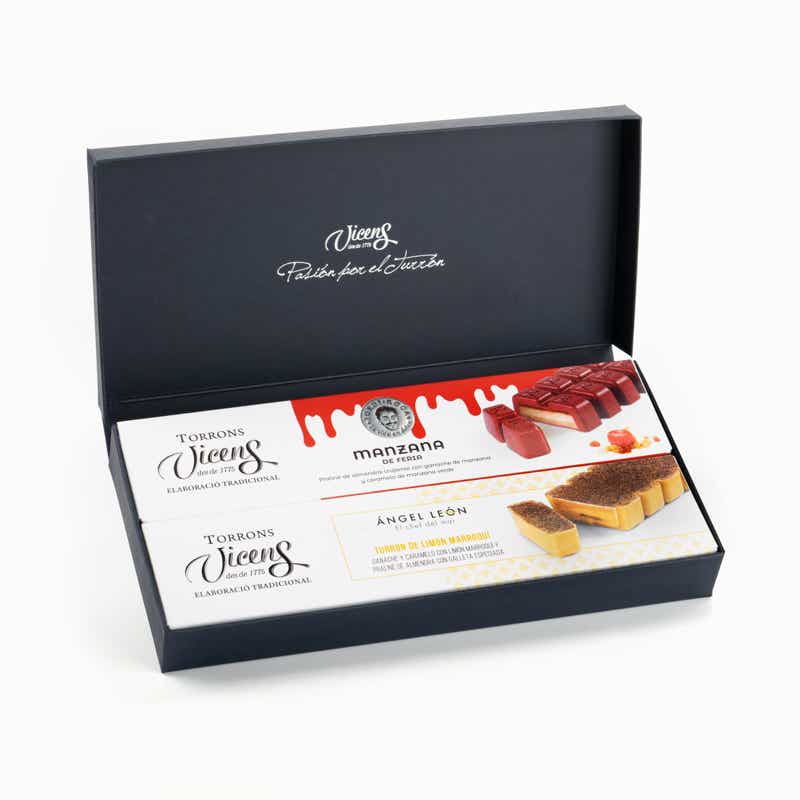 Xavi Moya Fotografía ecommerce en Barcelona de una caja de Torrons Vicens