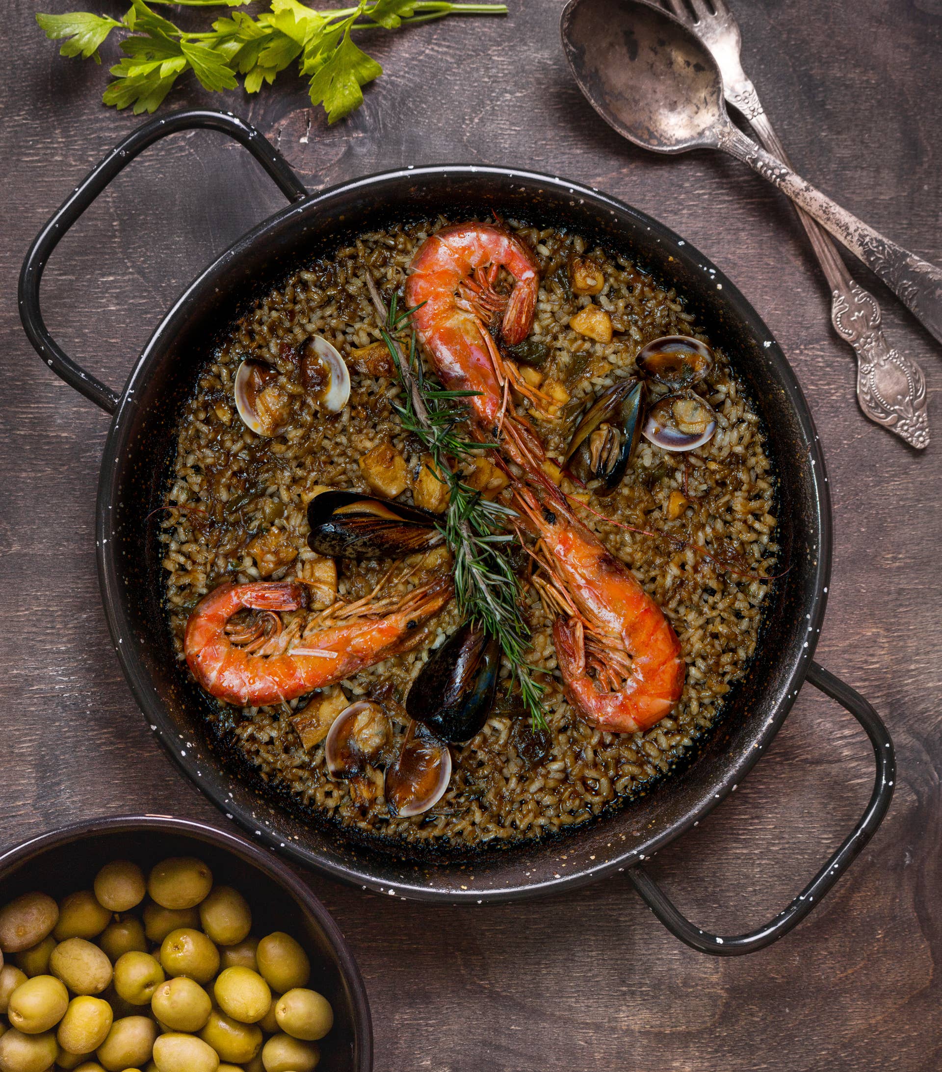 Xavi Moya Fotografía gastronómica en Barcelona de paella de marisco