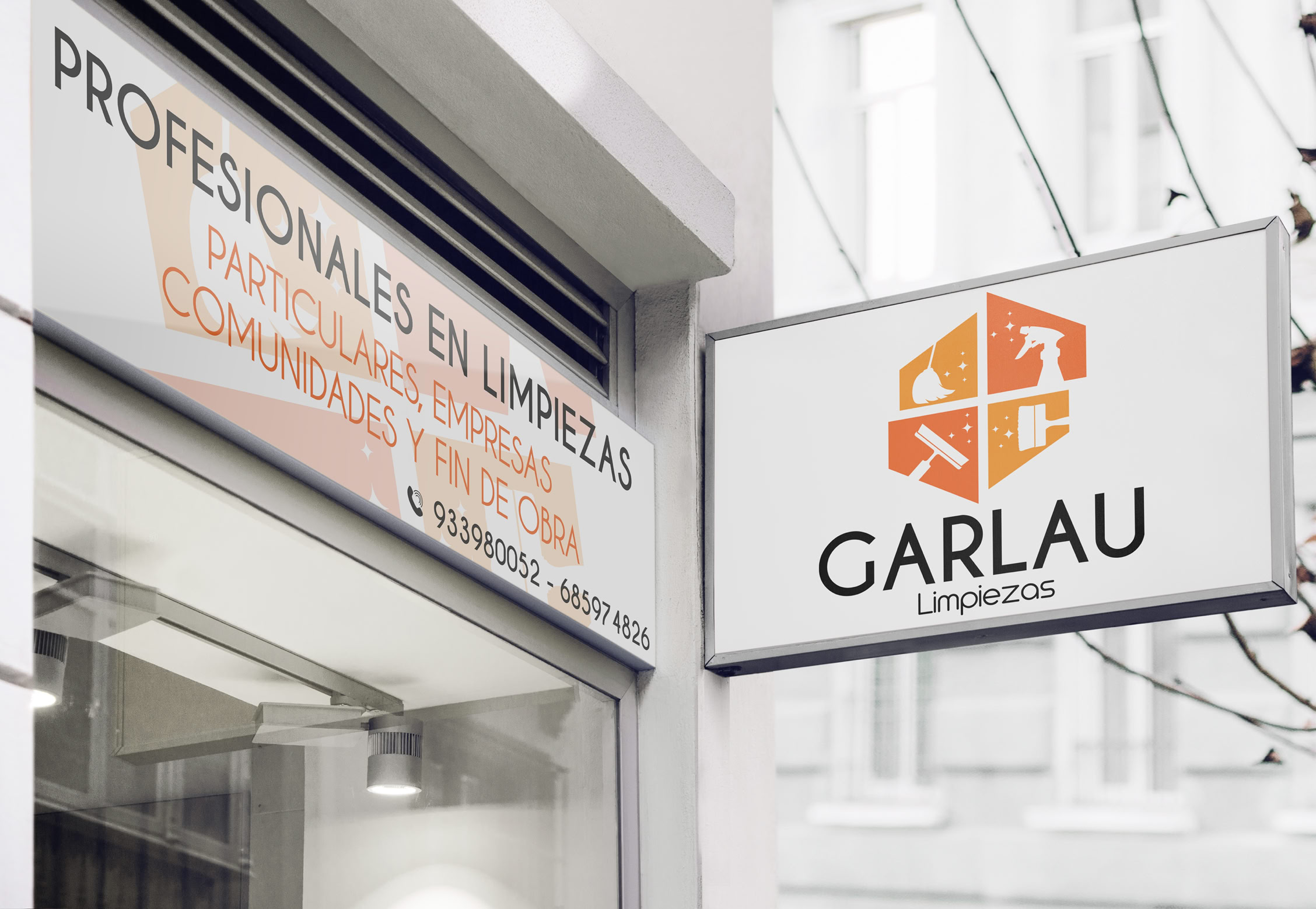 Xavi Moya Diseño gráfico de rótulo para empresa