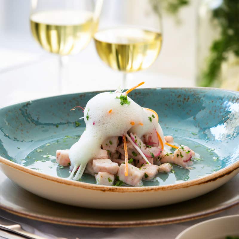 Xavi Moya Fotografía gastronómica en Barcelona de cebiche de corvina