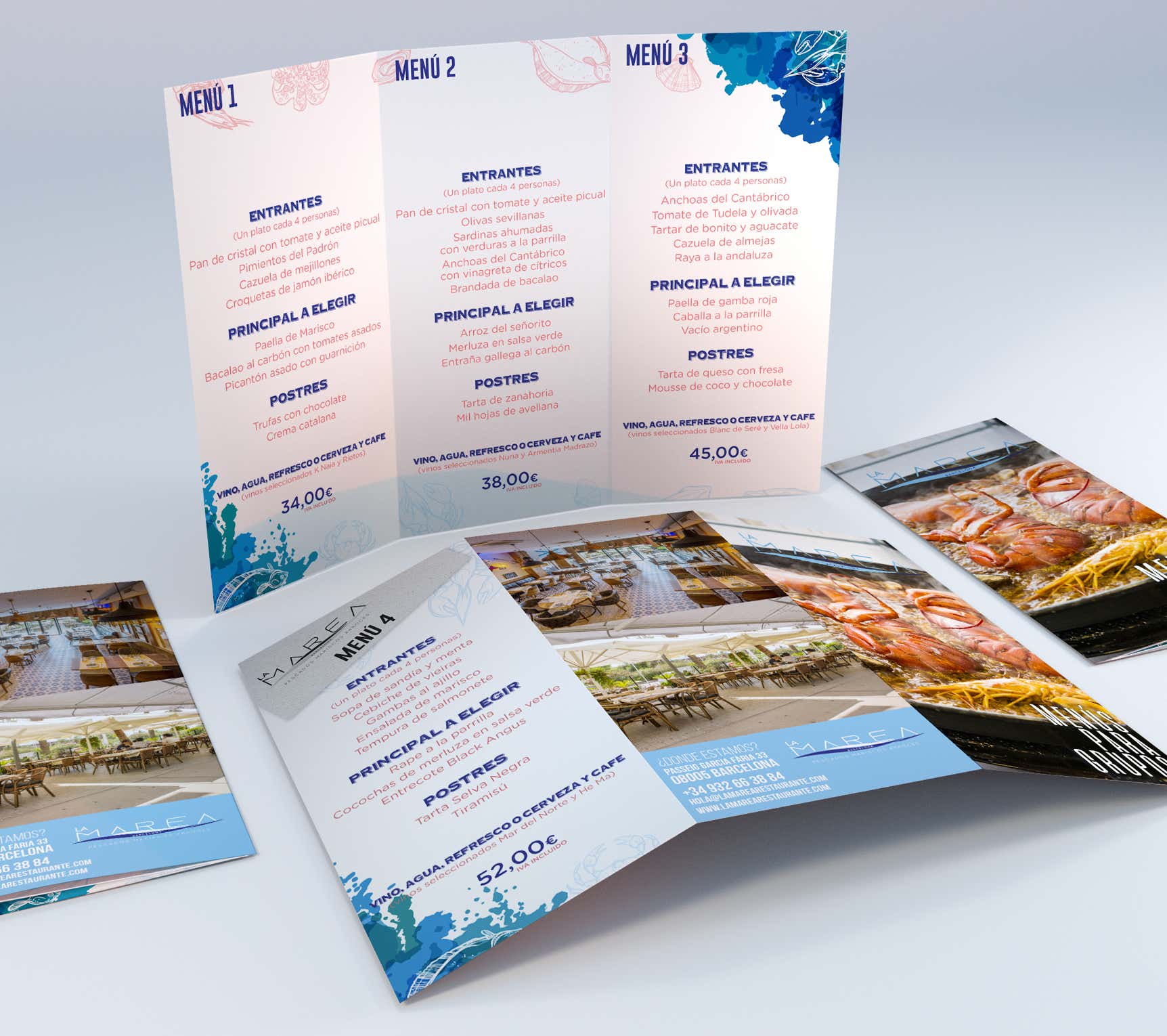 Xavi Moya Diseño gráfico de tríptico informativo