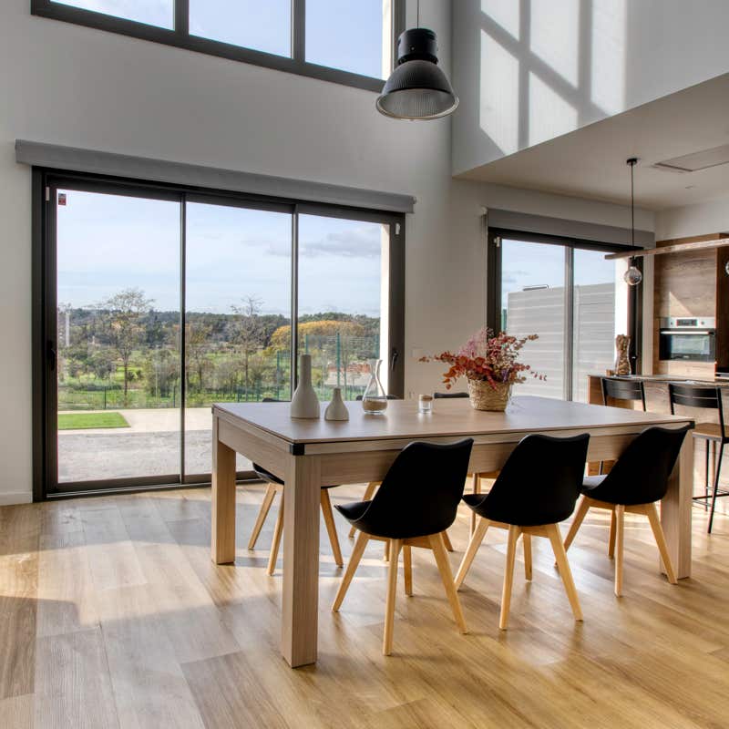 Xavi Moya Fotografía interior de una casa prefabricada en Barcelona