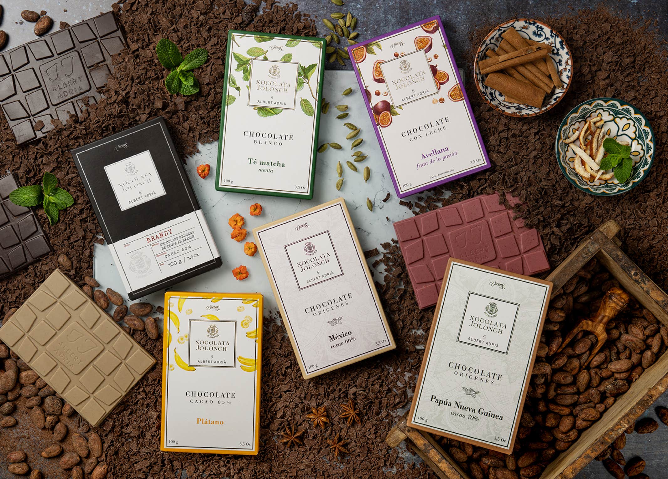 Xavi Moya Fotografía gastronómica en Barcelona de chocolates Jolonch Albert Adrià