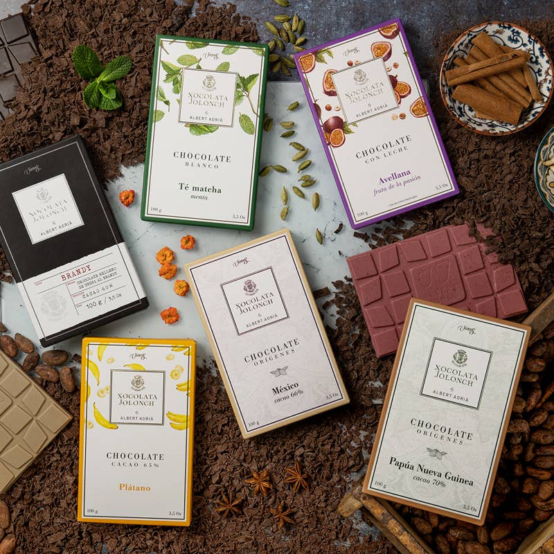 Xavi Moya Fotografía gastronómica en Barcelona de chocolates Jolonch Albert Adrià