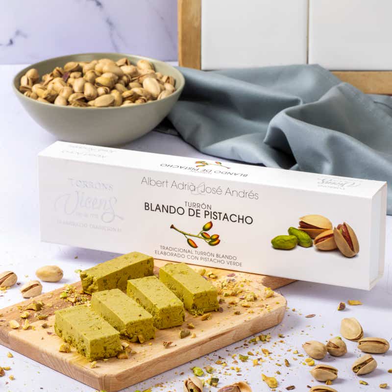 Xavi Moya Fotografía gastronómica en Barcelona de turrón de pistacho