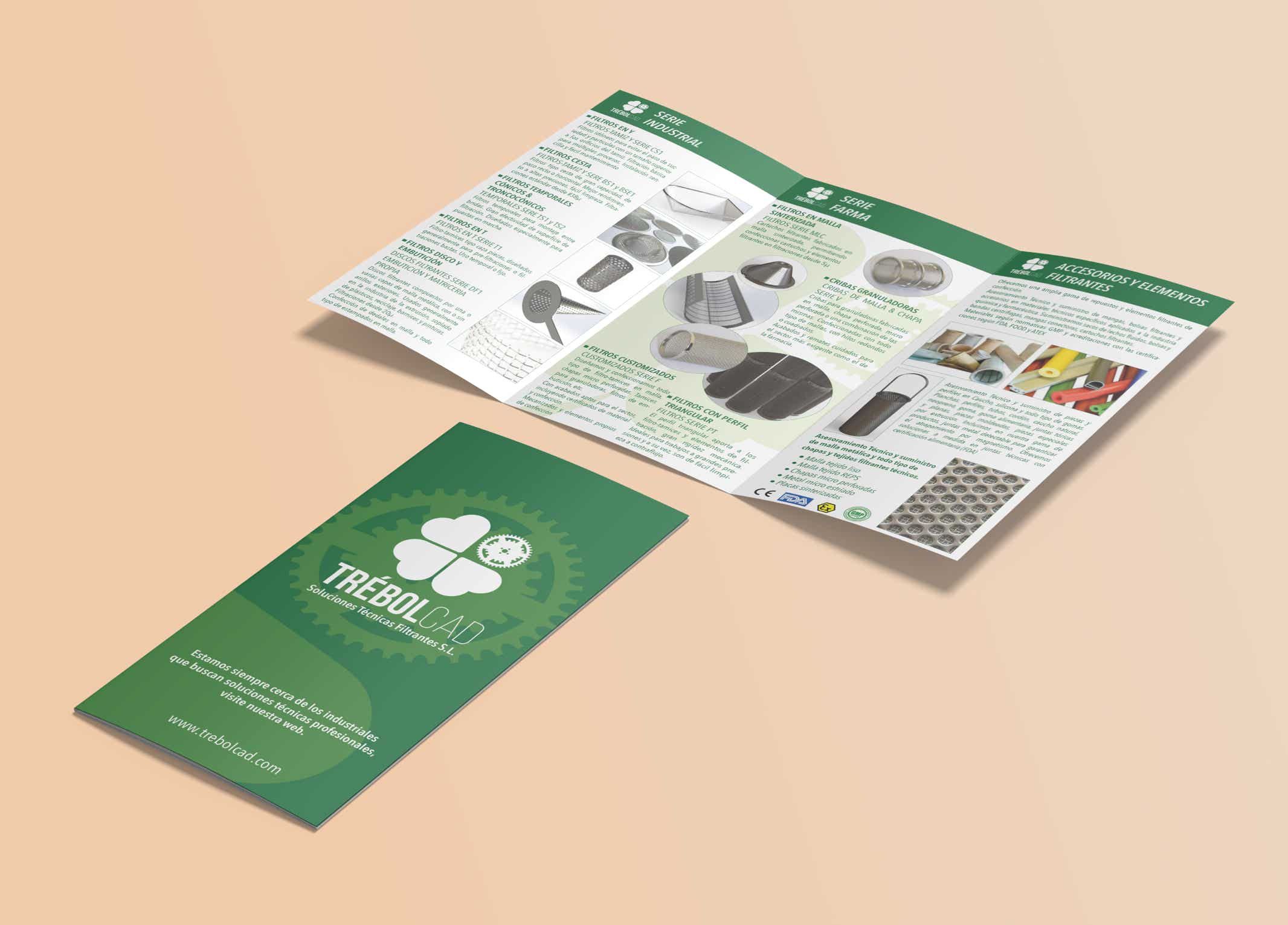 Xavi Moya Diseño gráfico de tríptico informativo