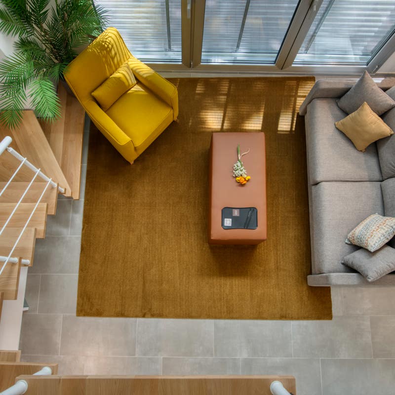 Xavi Moya Fotografía de interiorismo de salón moderno en en hotel