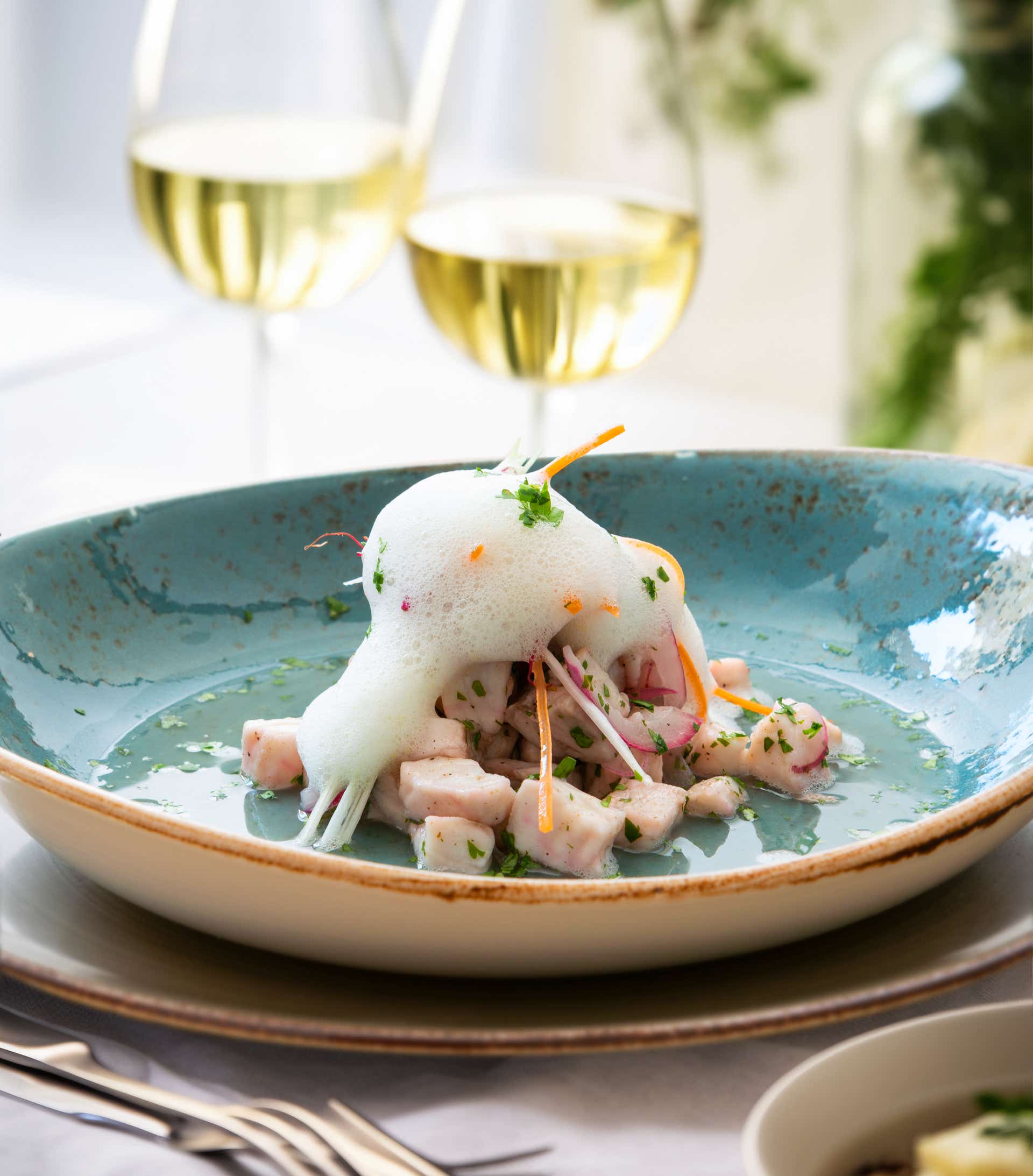 Xavi Moya Fotografía gastronómica en Barcelona de cebiche de corvina