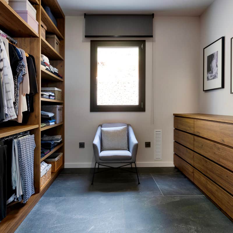 Xavi Moya Fotografía arquitectura en Barcelona de una habitación cambiador